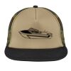 Flat Bill Snapback Trucker Cap Thumbnail