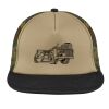 Flat Bill Snapback Trucker Cap Thumbnail