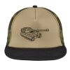 Flat Bill Snapback Trucker Cap Thumbnail