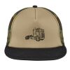 Flat Bill Snapback Trucker Cap Thumbnail