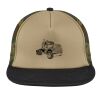 Flat Bill Snapback Trucker Cap Thumbnail