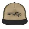 Flat Bill Snapback Trucker Cap Thumbnail