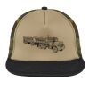 Flat Bill Snapback Trucker Cap Thumbnail