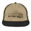 Flat Bill Snapback Trucker Cap Thumbnail