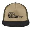 Flat Bill Snapback Trucker Cap Thumbnail