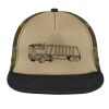 Flat Bill Snapback Trucker Cap Thumbnail