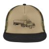Flat Bill Snapback Trucker Cap Thumbnail