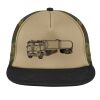 Flat Bill Snapback Trucker Cap Thumbnail