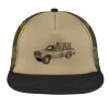 Flat Bill Snapback Trucker Cap Thumbnail