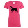 Women’s Glitter V-Neck T-Shirt Thumbnail