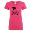 Women’s Glitter V-Neck T-Shirt Thumbnail
