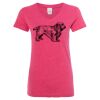 Women’s Glitter V-Neck T-Shirt Thumbnail