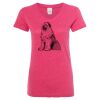Women’s Glitter V-Neck T-Shirt Thumbnail