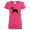 Women’s Glitter V-Neck T-Shirt Thumbnail