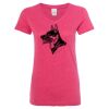Women’s Glitter V-Neck T-Shirt Thumbnail