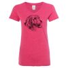 Women’s Glitter V-Neck T-Shirt Thumbnail