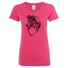 Women’s Glitter V-Neck T-Shirt Thumbnail