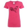 Women’s Glitter V-Neck T-Shirt Thumbnail