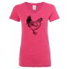 Women’s Glitter V-Neck T-Shirt Thumbnail