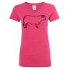 Women’s Glitter V-Neck T-Shirt Thumbnail