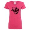 Women’s Glitter V-Neck T-Shirt Thumbnail