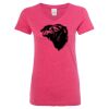 Women’s Glitter V-Neck T-Shirt Thumbnail
