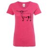Women’s Glitter V-Neck T-Shirt Thumbnail