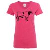 Women’s Glitter V-Neck T-Shirt Thumbnail