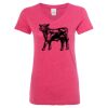 Women’s Glitter V-Neck T-Shirt Thumbnail