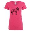 Women’s Glitter V-Neck T-Shirt Thumbnail