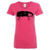 Women’s Glitter V-Neck T-Shirt Thumbnail