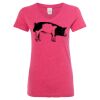 Women’s Glitter V-Neck T-Shirt Thumbnail