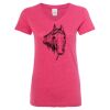 Women’s Glitter V-Neck T-Shirt Thumbnail