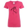 Women’s Glitter V-Neck T-Shirt Thumbnail
