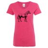 Women’s Glitter V-Neck T-Shirt Thumbnail