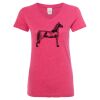 Women’s Glitter V-Neck T-Shirt Thumbnail