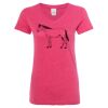Women’s Glitter V-Neck T-Shirt Thumbnail