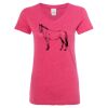 Women’s Glitter V-Neck T-Shirt Thumbnail