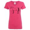 Women’s Glitter V-Neck T-Shirt Thumbnail
