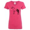 Women’s Glitter V-Neck T-Shirt Thumbnail