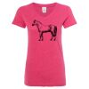 Women’s Glitter V-Neck T-Shirt Thumbnail