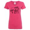 Women’s Glitter V-Neck T-Shirt Thumbnail