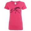 Women’s Glitter V-Neck T-Shirt Thumbnail