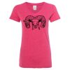 Women’s Glitter V-Neck T-Shirt Thumbnail