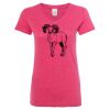 Women’s Glitter V-Neck T-Shirt Thumbnail