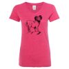 Women’s Glitter V-Neck T-Shirt Thumbnail