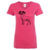 Women’s Glitter V-Neck T-Shirt Thumbnail