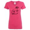 Women’s Glitter V-Neck T-Shirt Thumbnail