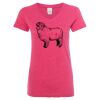 Women’s Glitter V-Neck T-Shirt Thumbnail