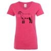 Women’s Glitter V-Neck T-Shirt Thumbnail